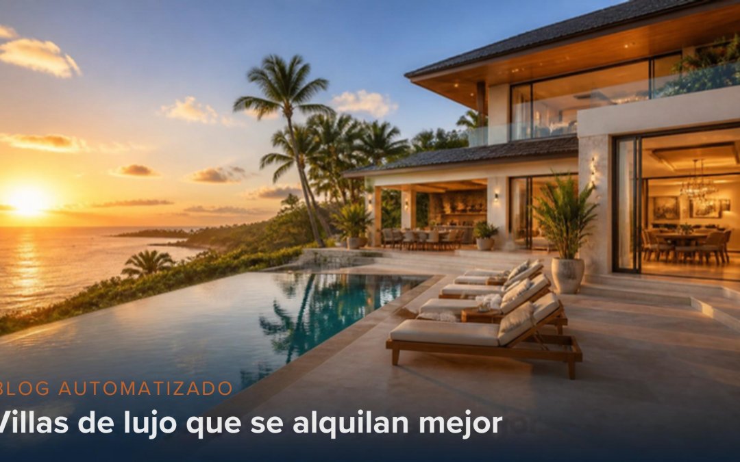 Tu villa de lujo compite con un resort cinco estrellas: la automatización que justifica una tarifa premium por noche (y te deja dormir tranquilo)